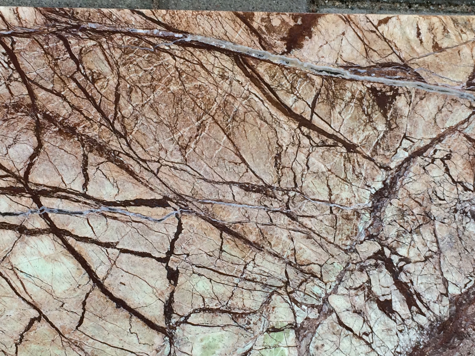 Płytki Marmurowe Rain Forest Brown 61x30,5x1cm Polerowane