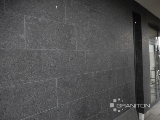 SCHODY GRANITOWE STEEL GREY SATYNA 3CM GRUBOŚCI