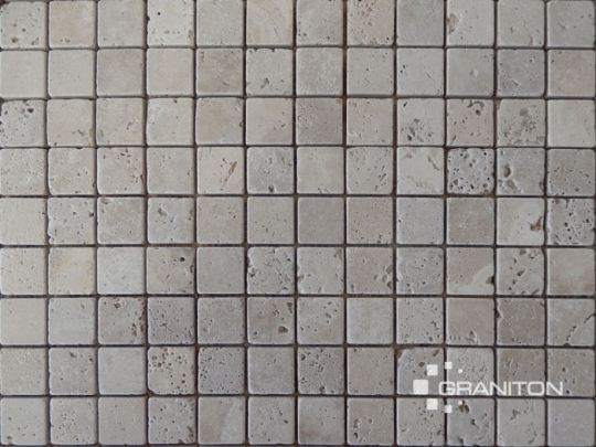 Mozaika Trawertynowa Light Travertyn 30,5x30,5x1 cm Naturalna