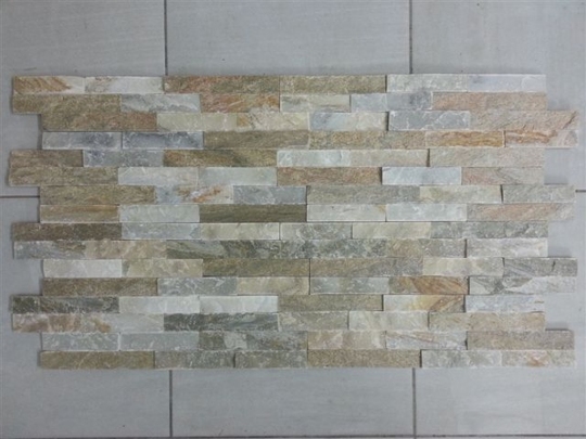 Panel Kamienny z Łupka Beige 36x10x0,8-1,3 cm Naturalny